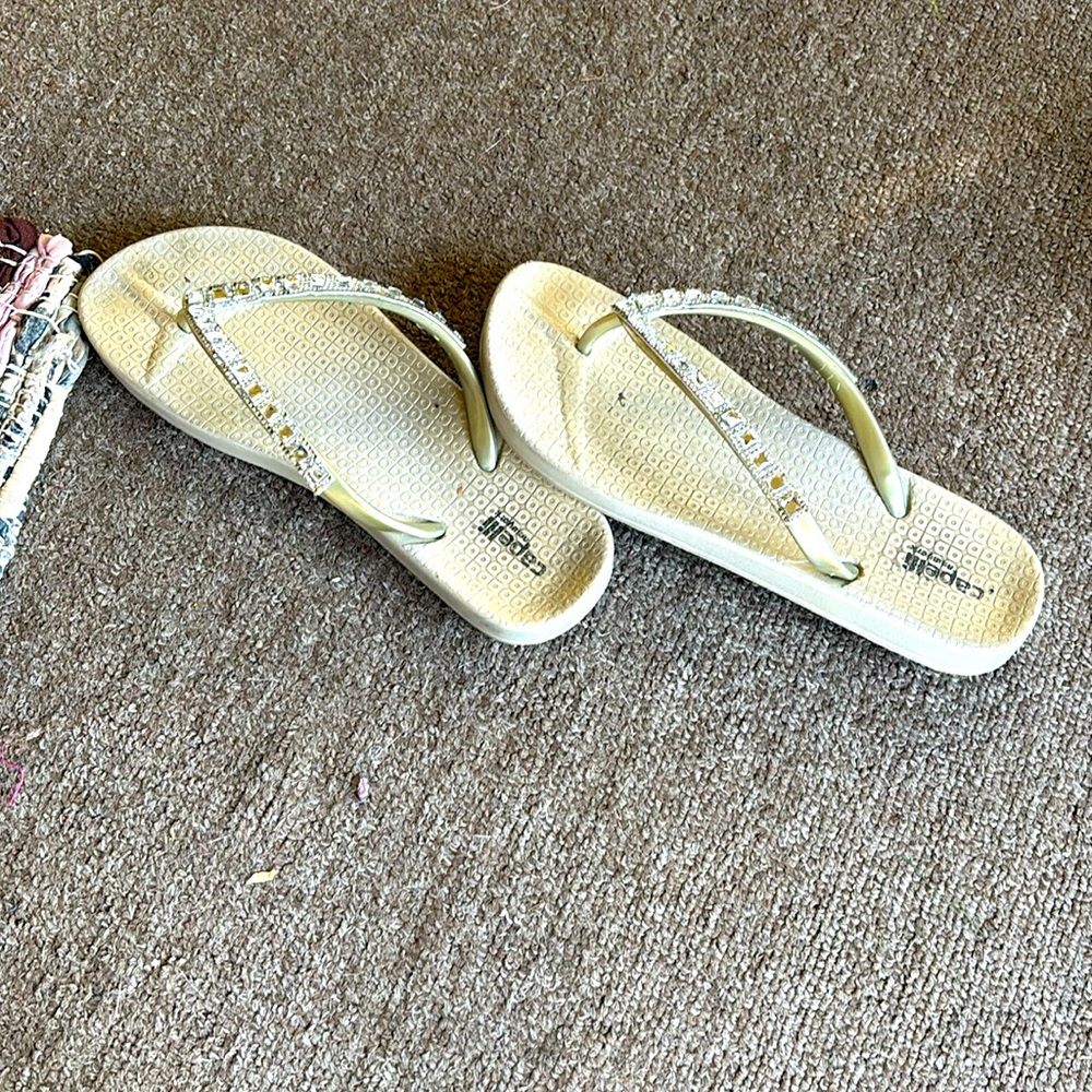 Capelli flip flops bling